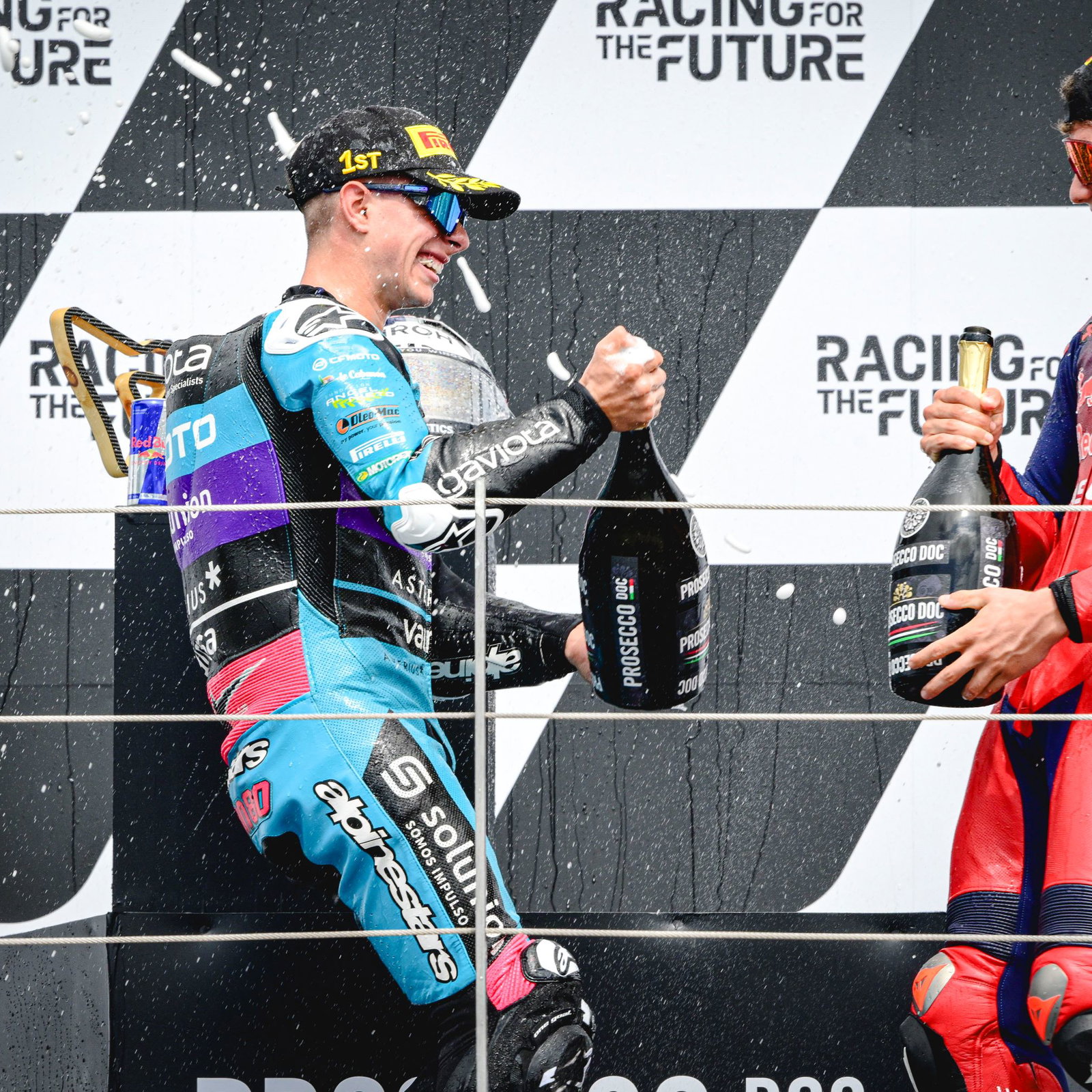 David Alonso, Moto3, Daniel Holgado, Podium, Austria, 18 August 2024